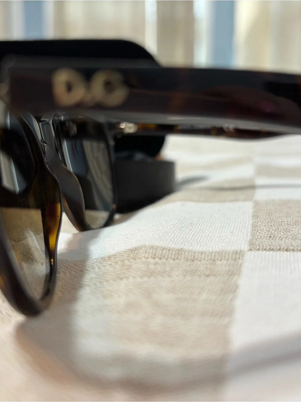 Dolce & Gabbana Brown Tinted Designer Sunglasses